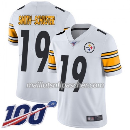 Maillot Pittsburgh Steelers JuJu Smith-Schuster 19 Nike Blanc 100th - Homme